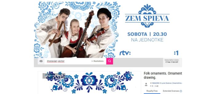 Pravé slovenské ornamenty v relácii Zem spieva?