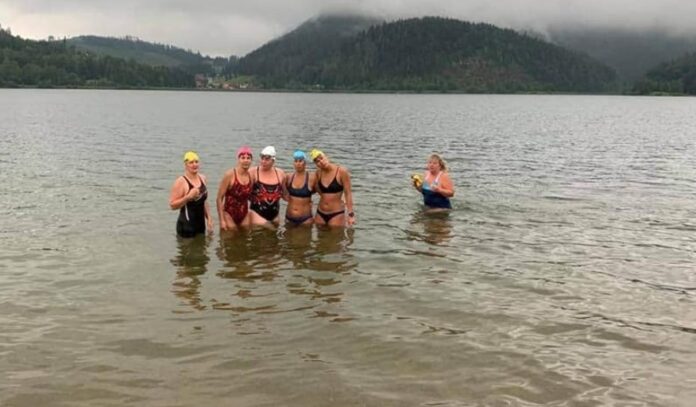 štafeta žien cez kanál LaManche