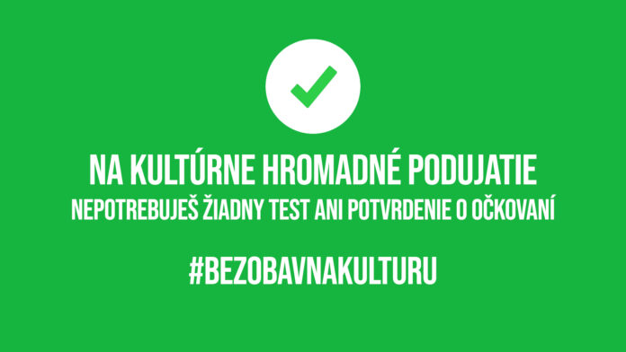 Kultúrne podujatia leto 2021 bez testu