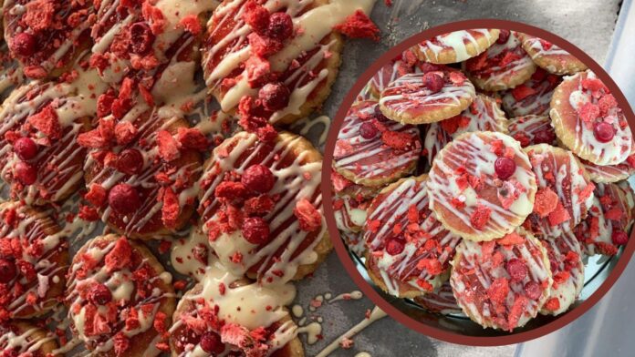 Linecké koláčiky s ovocím a čokoládou