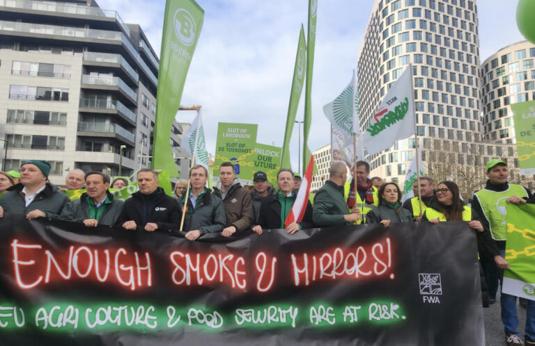 Ursula dnes chce presadiť svoje a nanútiť nám svoje zákony, protestujú farmári v Belgicku