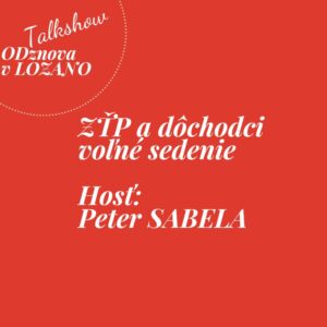 ZŤP/seniori voľné sedenie 26.2.2026 Peter Sabela