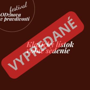 KLASICKÝ lístok  - voľné sedenie 17.10.2026
